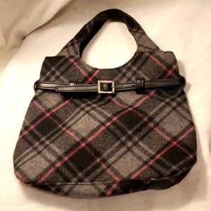 Victoria's Secret Plaid Flannel Purse